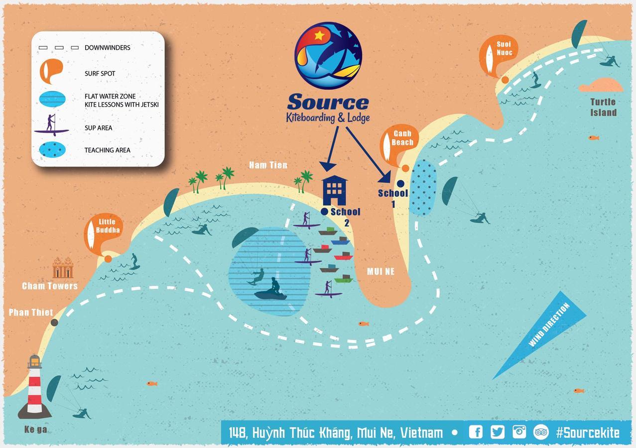 Source Kiteboarding/Lodge Phan Thiết Zewnętrze zdjęcie